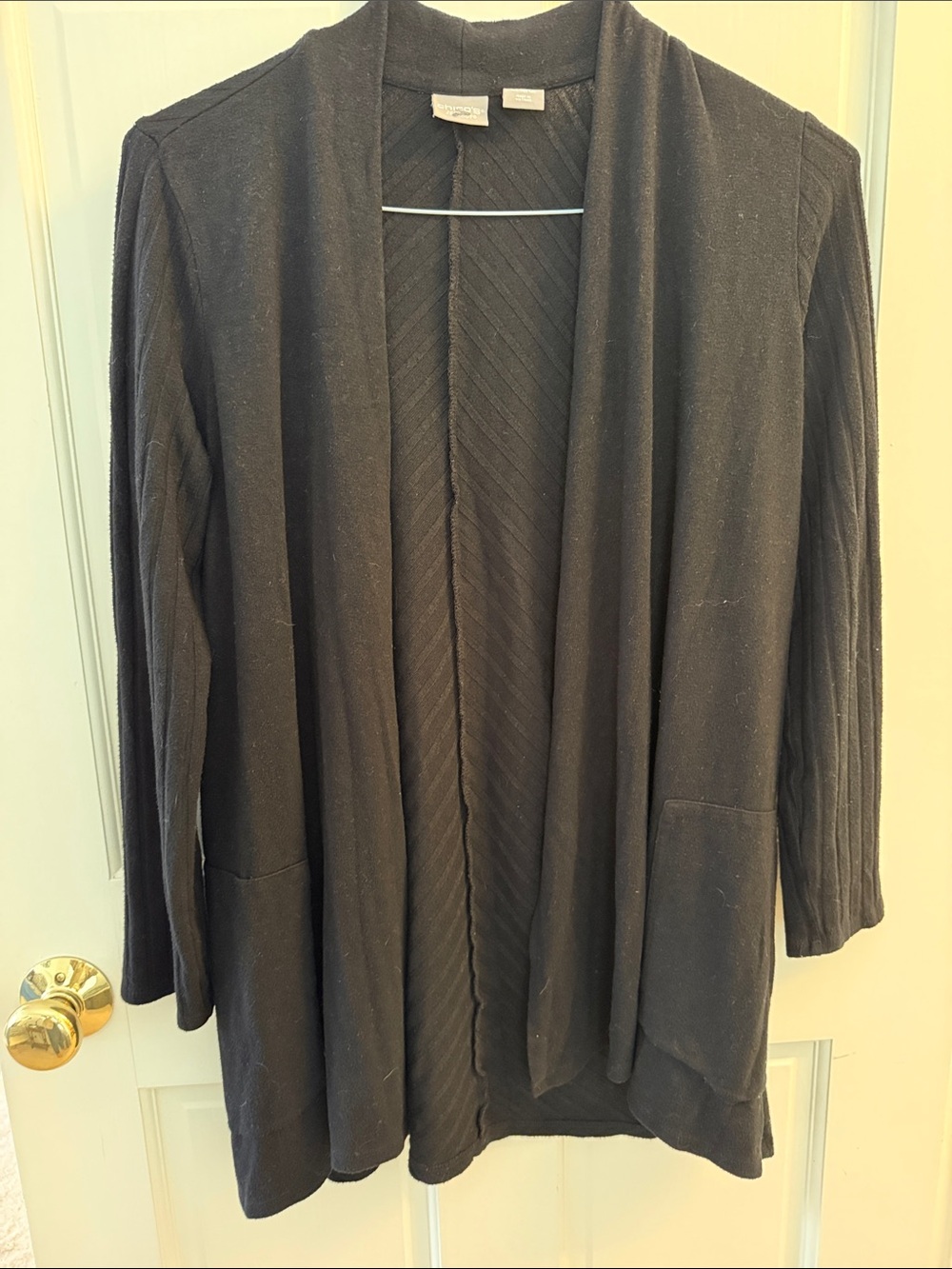 Chico's Zenergy Open-Front Knit Cardigan,  S